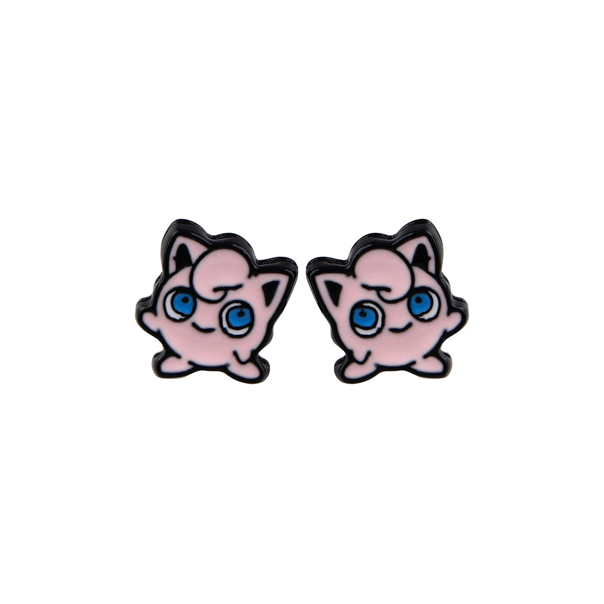 Anime Piercing Earrings Cartoon Kawaii Cute Stud Earrings for Woman Girls Kids Fashion Jewelry Gift Accessories