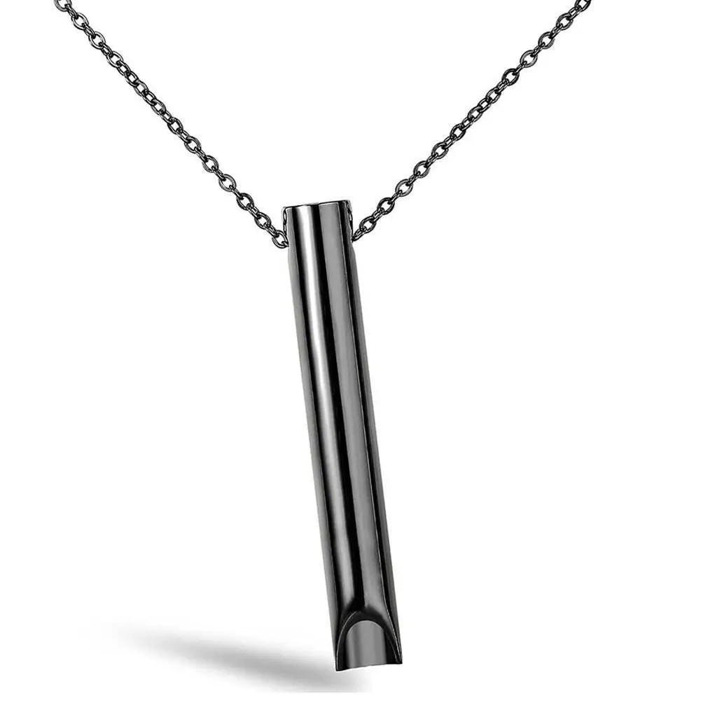 Breathlace Necklace Quit Smoking Calm Harmony Anti-Smoking Necklace, Breathing Necklace for Anxiety Stainless Steel Mindful