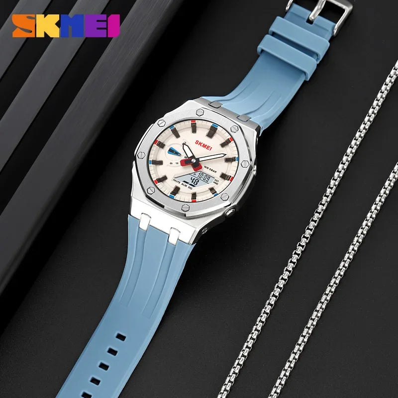 2243 Waterproof Night Glow Electronic Watch Student Electronic Watch Multi Functional Sports Men'S Watch