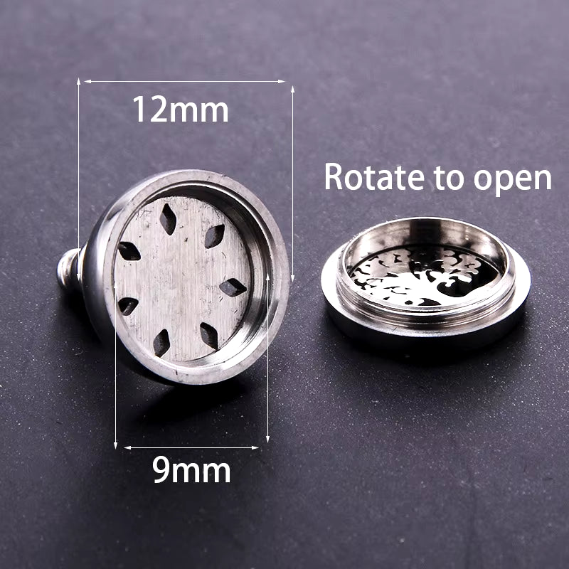 2021 New Stainless Steel Aromatherapy Diffuser Stud Earrings Mini Football Men and Women Earrings Fashion Jewelry Party Gifts