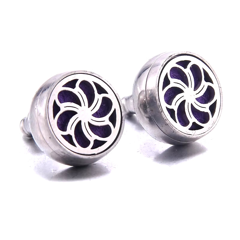 2021 New Stainless Steel Aromatherapy Diffuser Stud Earrings Mini Football Men and Women Earrings Fashion Jewelry Party Gifts