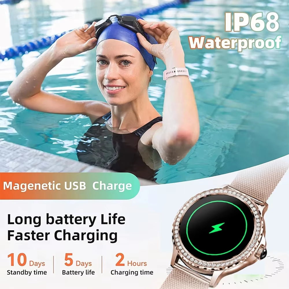 Mijia Smart Watch Women Information Physiological Reminder Smartwatch Heart Rate Sleep Monitor Custom Watchface Bracelet