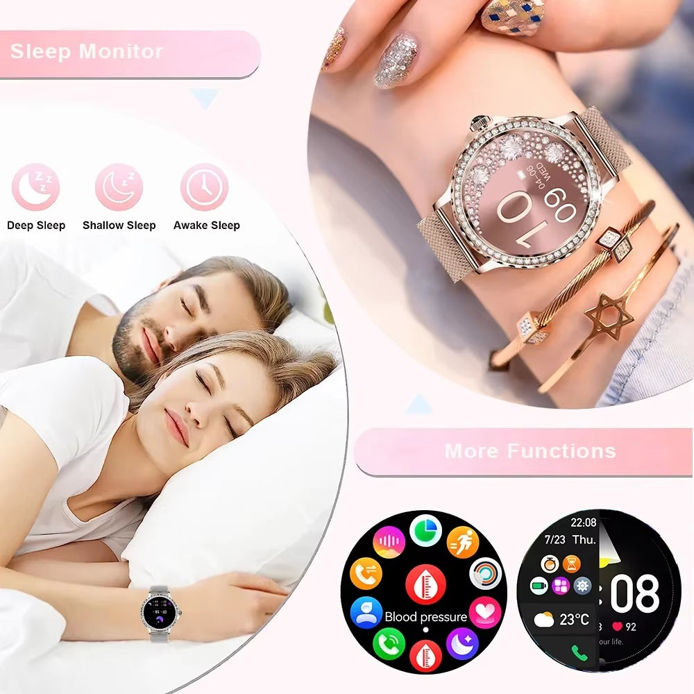 Mijia Smart Watch Women Information Physiological Reminder Smartwatch Heart Rate Sleep Monitor Custom Watchface Bracelet